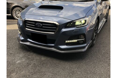 SUBARU レヴォーグ カーボンフロントリップスポイラー取付