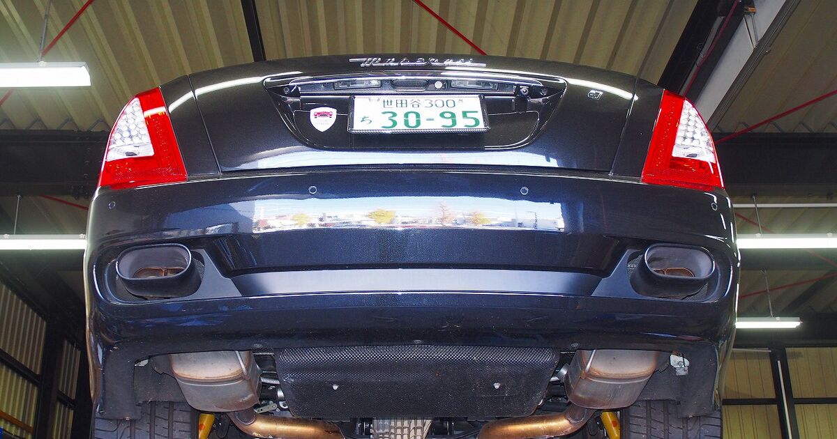マセラティクワトロポルテ パワークラフトマフラー交換 欧州車 輸入車 外車をカスタムするならアクティブjapanへ