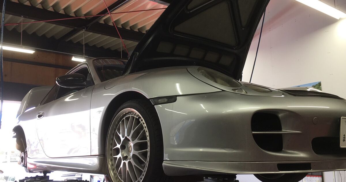 ポルシェ 911 996 カレラ4 前期 ウォーターポンプ交換！ | 欧州車・輸入車・外車情報が満載のアクティブJAPANのブログ